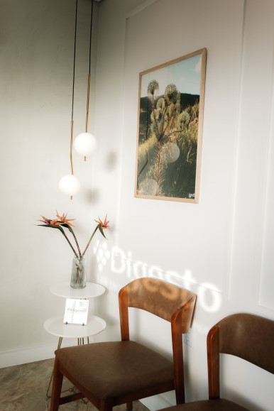 Sala de espera da clinica